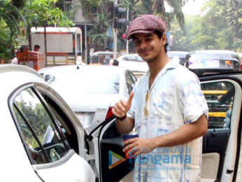 Ishaan Khatter spotted at a dubbing studio