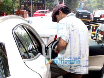 Ishaan Khatter spotted at a dubbing studio