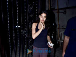 Janhvi Kapoor spotted at the Dharma office in Bandra