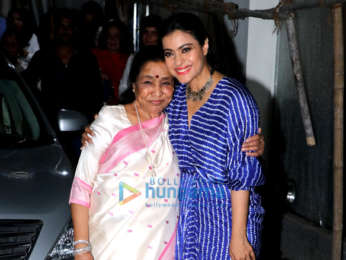 Kajol and Asha Bhosle snapped in Mumbai
