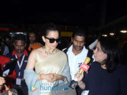Kangana Ranaut and Shahid Kapoor snapped at the airport