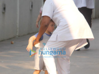 Karan Johar's twins Ruhi and Yash Johar spotted in Khar