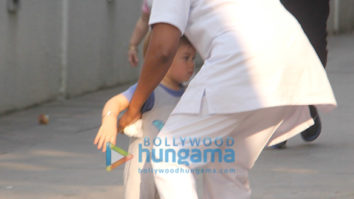 Karan Johar’s twins Ruhi and Yash Johar spotted in Khar