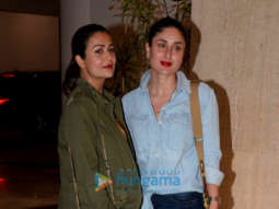 Kareena Kapoor Khan, Amrita Arora and Karan Johar snapped at Manish Malhotra’s residence in Bandra