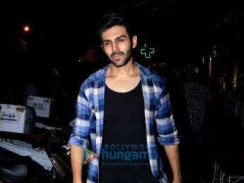 Kartik Aaryan spotted at Fable in Juhu