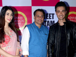 LoveYatri pair Aayush Sharma & Warina Hussain attend Ameet Satam’s Adarsh Navratri Utsav