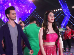 Loveyatri Actor Aayush Sharma & Warina Hussain Celebrating Navratri