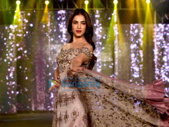 Malaika Arora and Sonal Chauhan walks the ramp at the Wedding Junction fashion show