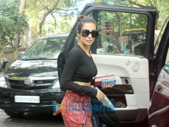 Malaika Arora snapped with her son in Bandra