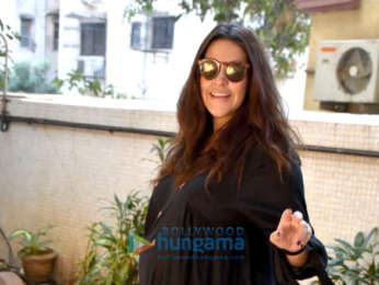 Neha Dhupia spotted after a salon session in Bandra