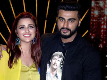 Parineeti Chopra and Arjun Kapoor snapped on sets of the show India's Best Dramebaaz
