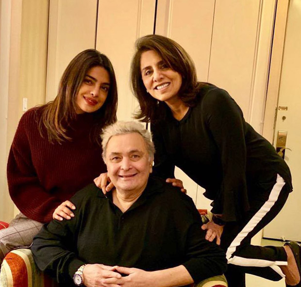 Priyanka Chopra, Rishi Kapoor, Anupam Kher and Neetu Kapoor meet Sonali Bendre in New York