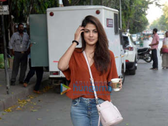 Rhea Chakraborty snapped in Khar