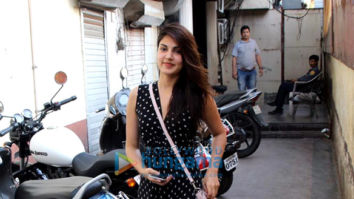 Rhea Chakraborty spotted in Bandra