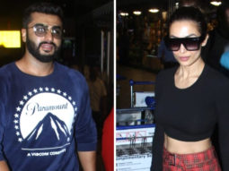 SPOTTED: Arjun Kapoor & Malaika Arora Khan at the airport