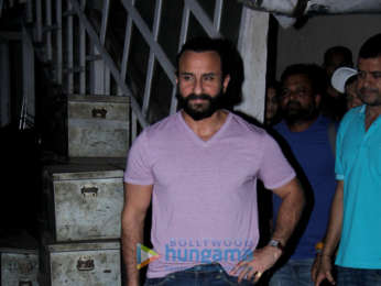 Saif Ali Khan spotted at Mehboob Studio in Bandra
