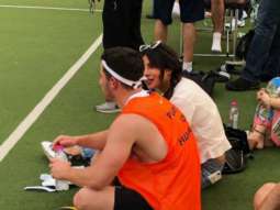 See inside pics: When Nick Jonas LOST to MS Dhoni in a football game