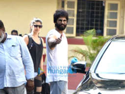 Shahid Kapoor snapped at the gym