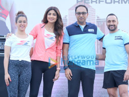 Shilpa Shetty, Sanya Malhotra and Rahul Bose walk for the first edition of Skechers Performance at Mumbai Walkathon