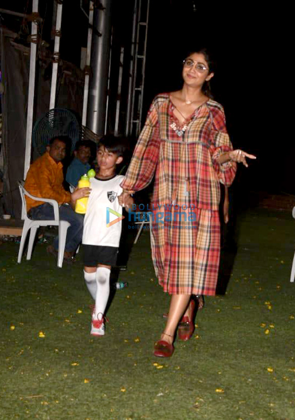 Shilpa Shetty snapped with son in Juhu