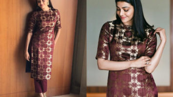 Slay or Nay: Kajal Aggarwal in Raw Mango for an event in Bangalore