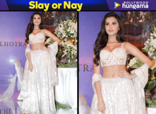 Slay or Nay: Tara Sutaria in Manish Malhotra   for the Manish Malhotra Wedding Junction Festive Show