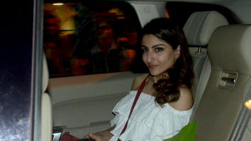 Soha Ali Khan snapped at Saif Ali Khan’s home