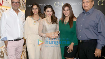 Soha Ali Khan snapped at the Curio Cottage event