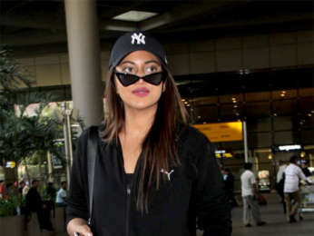 Sonakshi Sinha and Amit Sadh snapped at the airport
