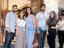 Sonu Sood snapped with family at Nero store