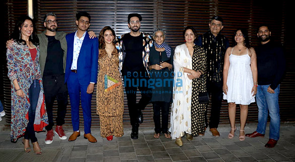 success party of the film badhaai ho at estella in juhu 1