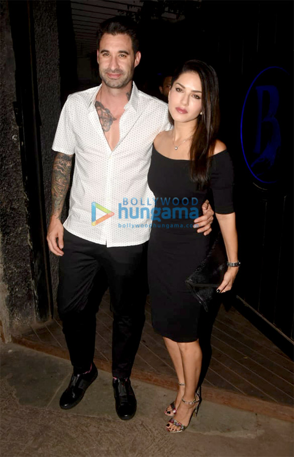 Sunny Leone & Daniel Weber snapped in Juhu Sunny Leone & Daniel Weber snapped in Juhu