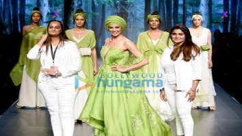 Sushmita Sen walks the ramp for designers Bhumika and Jyoti