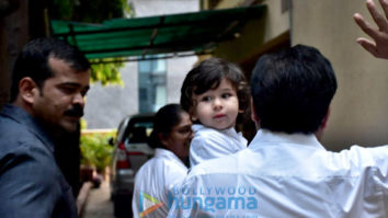 Taimur Ali Khan and Inaaya Naumi Khemu spotted in Bandra