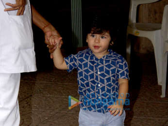 Taimur Ali Khan spotted in Bandra