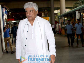 Urvashi Rautela and Javed Akhtar snapped at the airport