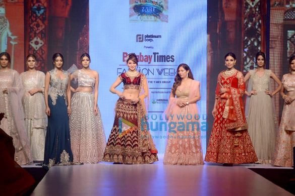 Urvashi Rautela, Rhea Chakraborty and others walks the ramp at the Bombay Times Fashion Week 2018 – Day 1