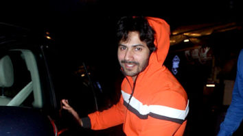 Varun Dhawan snapped outside a gym in Juhu