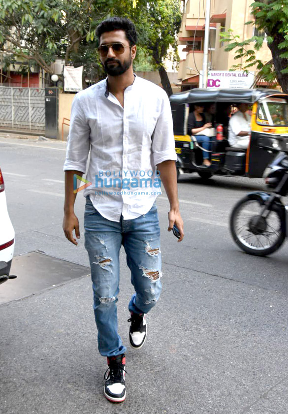 Vicky Kaushal and Aayush Sharma spotted at The Fable Cafe in Juhu