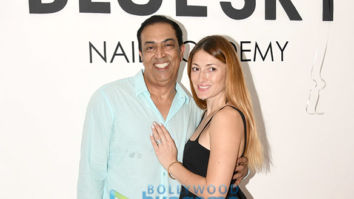Vindu Dara Singh and Dina Singh snapped at the launch of Bluesky Nail Academy