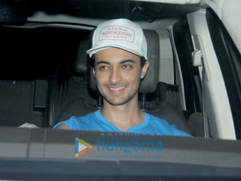 Aayush Sharma and Varun Dhawan snapped at the gym in Juhu