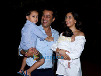 Abhishek Kapoor and Pragya Kapoor snapped during son's birthday celebration
