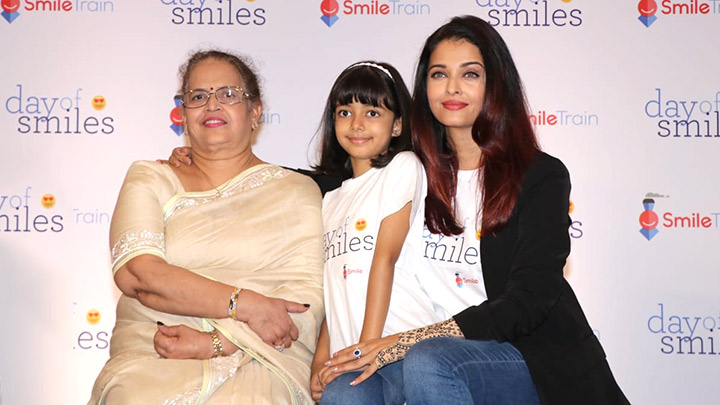 Aishwarya Rai Bachchan snapped celebrating her father’s birthday with kids from Smile Foundation