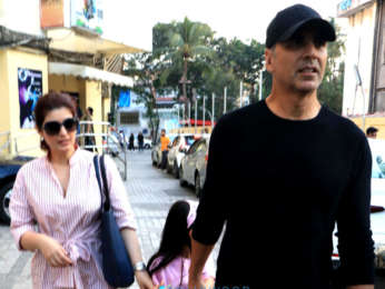 Akshay Kumar and family spotted at PVR, Juhu
