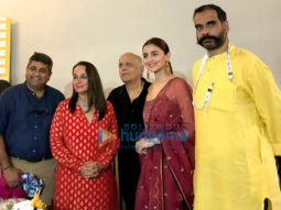 Alia Bhatt, Mahesh Bhatt, Soni Razdan and Sanjoy Nag snapped at the screening of ‘Yours Truly’ at Kolkata International Film Festival