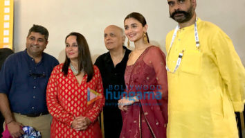Alia Bhatt, Mahesh Bhatt, Soni Razdan and Sanjoy Nag snapped at the screening of ‘Yours Truly’ at Kolkata International Film Festival