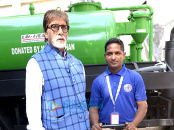 Amitabh Bachchan buys and presents machines for manual scavengers