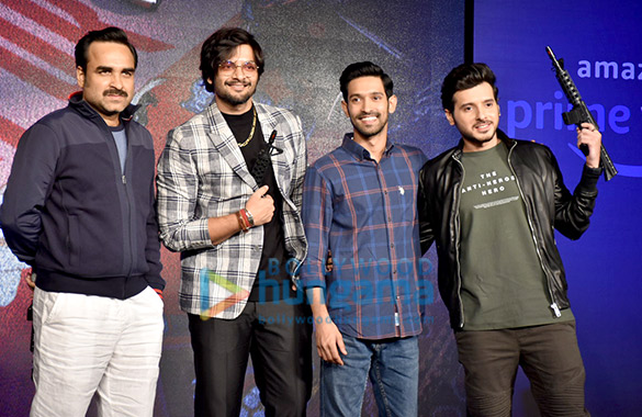 celebs grace the trailer launch of the web series mirzapur 2