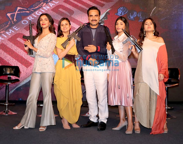 celebs grace the trailer launch of the web series mirzapur 4