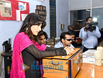 Chitrangda Singh snapped spending time with the visually impaired in Delhi